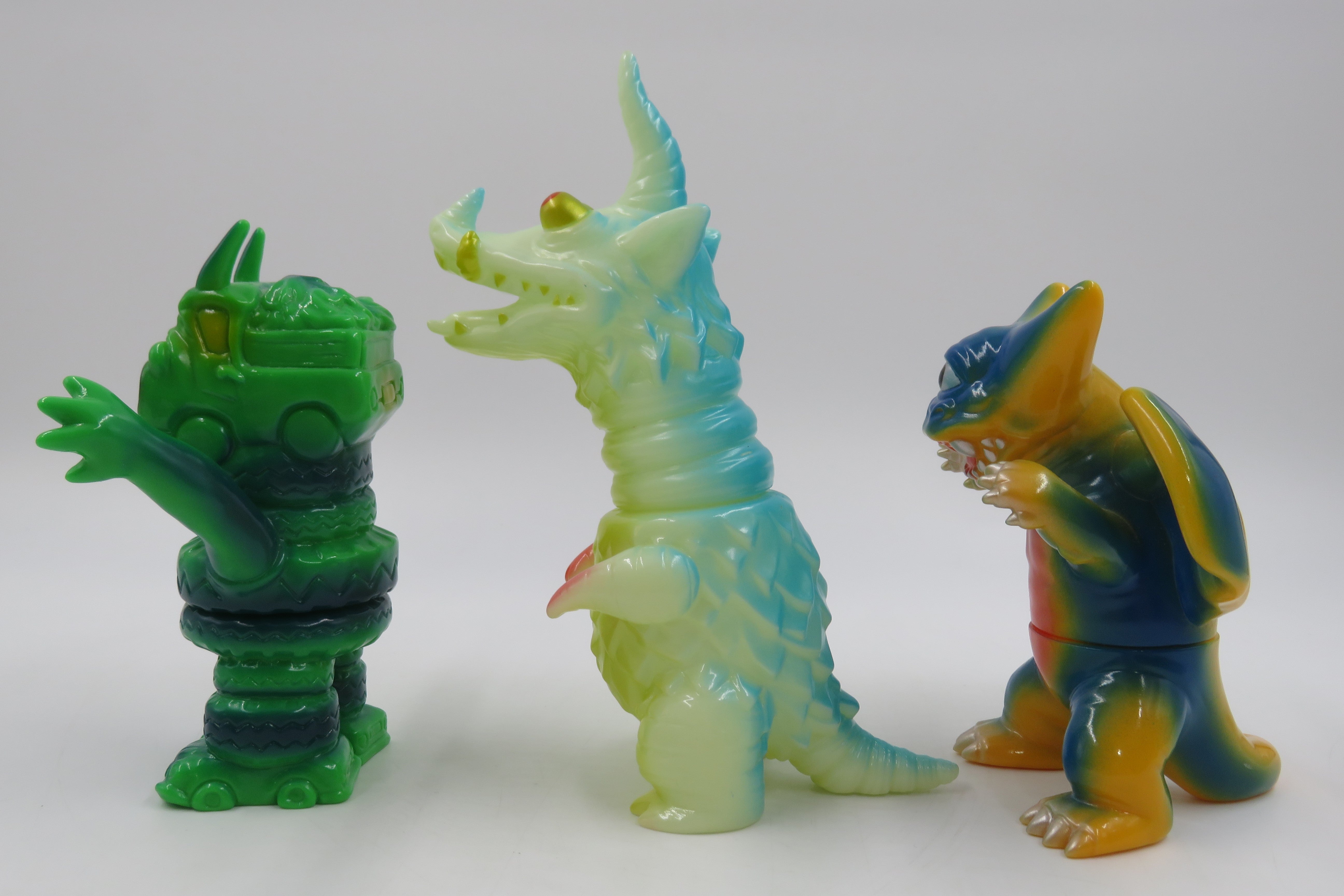 SOFUBI Smogun/Dragamel/Deathra Kaiju Figures - Gargamel (2000s) Loose Japanese Art Toys